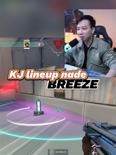 Mastering the KJ Lineup Nade on Breeze in Valorant
