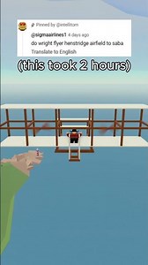 Henstridge - Saba Wright Flyer (this took 2 hours) #ptfs