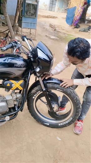 Splendor Front Mudguard Look 😍 | 110/90/18 Tyre Upgrade | Bike Shorts