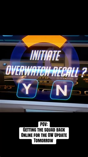It’s time to initiate Overwatch Recall. #gaming #overwatch #overwatchmeme #blizzardentertainment #overwatchfunny