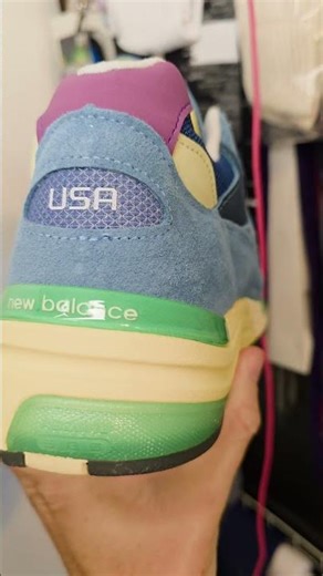 New Balance 992 • U9929NF SEA STONE - GREEN APPLE - MAIZE #newbalanceusa