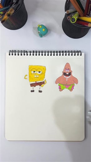 Hussein Abdo on Instagram: "Draw Squidward! #easy #drawing #art #tutorial #howtodraw"