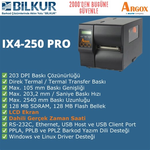 Barkod Çözümleri on Instagram: "Argox Endüstriyel Barkod Yazıcılarımız IX4-240 PRO https://www.bilkur.com.tr/urunler/Argox_IX4-240Pro.htm IX4-250 PRO https://www.bilkur.com.tr/urunler/Argox_IX4-250Pro.htm IX4-350 PRO https://www.bilkur.com.tr/urunler/Argox_IX4-350Pro.htm satis@bilkur.com.tr Orijinal yedek parça ve teknik destek desteğimiz de mevcut. #argox #bilkur #endüstriyelbarkodyazıcı #otomasyonçözümleri #endüstriyelçözümler"