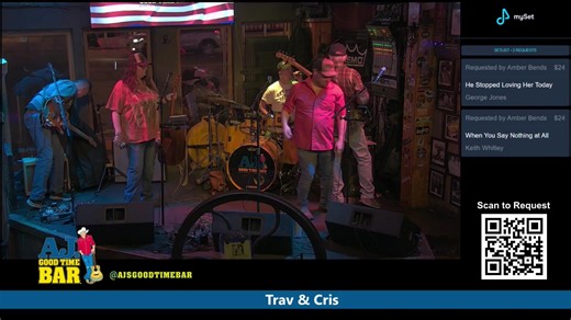 Request a song: www.mysetmusic.com/ajs-online | AJ's Good Time Bar