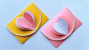 8K views · 69 reactions | Heart Envelope Making for Valentine's Day...