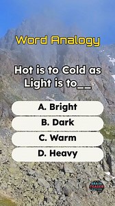 Word Analogy 111 #analogy #quiz #logic #brainteaser #iqtest | Brain Teaser Nation