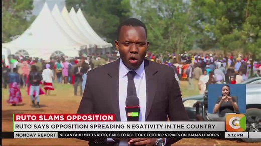 Ruto slams opposition President William Ruto hits out at the opposition Ruto says opposition spreading negativity in the country Ruto: Kenya is a great nation, not a failed state Ruto says government has made great achievements #CitizenMondayReport | Citizen TV Kenya