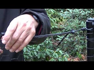 Dog Fence Installation McGregor 6B Fencing with Top Support