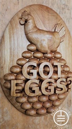​Got Eggs? | CNC Wood Carving #cnc #eggs