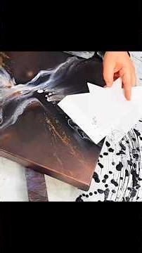 The Glow of Copper — Abstract Fluid Art #shorts #art