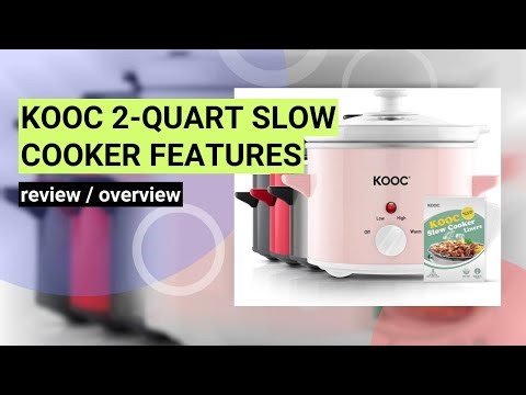 KOOC 2-Quart Slow Cooker Review: Perfect for Small Families!
