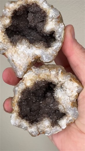 Rockhunter Mark on Instagram: "3 Indiana Geodes #geodecracking #geodes #indianageodes"