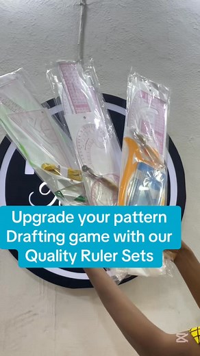 Upgrade your pattern drafting game with our ruler sets Is available in 3 sets 🟠 Full Ruler Set consists of 11 rulers, a tracing wheel and a flexible curve. Price - 27k🟢 Zulu Ruler Set consist of 7 rulers, 120inches tape rule, a seam ripper and a tracing wheel, Price 16k. 🔴 Alpha Ruler Set consist of of 6 rulers and a tracing wheel, Price - 11k. This rulers will help you out in drafting your pattern sketches neatly and avoid you making errors It is an essential tool for all fashion designers a