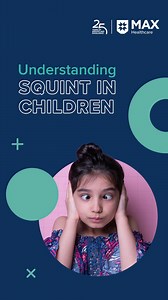 Squint (strabismus) in children can affect vision if untreated. Watch for signs like misaligned eyes, head tilting or frequent eye closure in sunlight. Early care with a paediatric eye specialist ensures healthy vision and proper development. For consultations with our #MaxExperts, call ‪‪886-044-4888‬‬, visit ‪maxhealthcare.in‬, or download the Max MyHealth App. #MaxHealthcare #Squint #PaediatricEyeCare #ChildVision #EarlyCare [Squint, Strabismus, Children, Paediatric, Vision, Misaligned, Eye, 