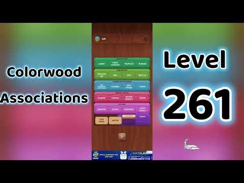 Colorwood Associations Level 261 Answers 🧩✨ | Go Answer