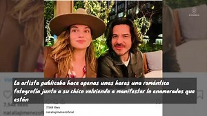 Natalia Jiménez posa enamoradísima junto a su novio, Arnold Hemkes