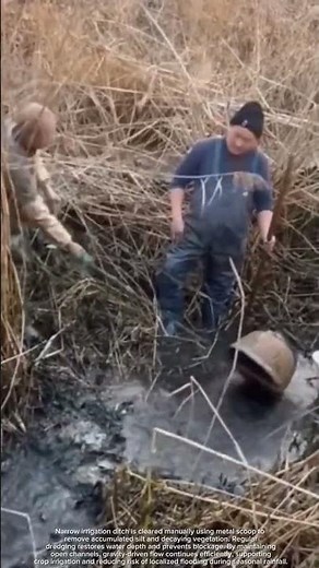 Traditional manual water management techniques