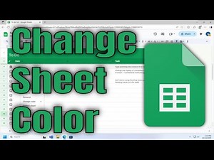 How To Change Sheet Color on Google Spreadsheets [Guide]