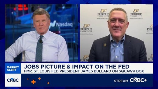 Former St. Louis Fed Pres. Bullard: The Fed is probably reluctant to move too much from here | Purdue University Daniels School of Business