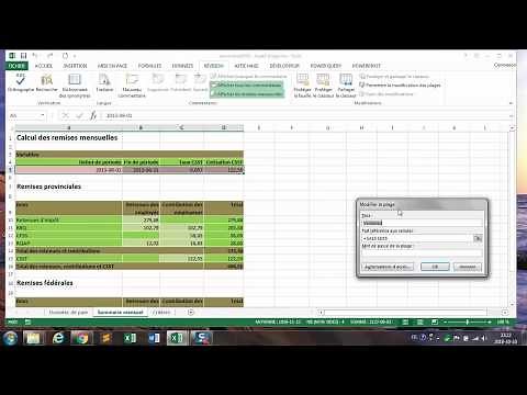 Excel - permettre la modification d'une plage