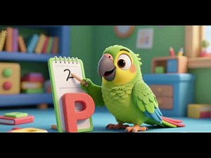 Parrot Learns the Letter P | Phonics Song for Kids | Learn ABCs & Preschool Alphabet