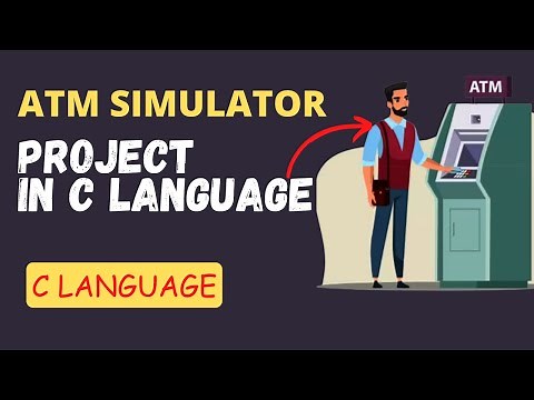 ATM SIMULATOR in C LANGUAGE|ATM Machine Application|C Language Project|Programmersbhava