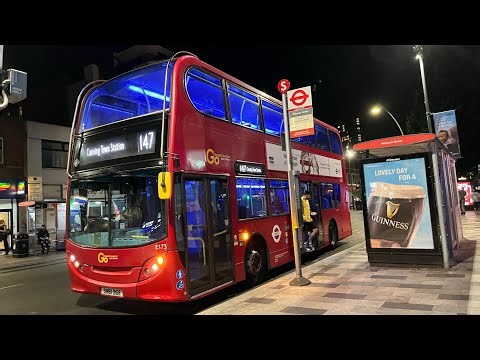 FULL JOURNEY | London Bus Route 147: Ilford, Hainault Street - Canning Town Station (SN61BGE E173)