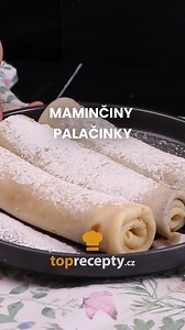 Lahodné domácí palačinky stačí doplnit ovocným džemem ze spíže a můžete podávat. Jsou výborné i jako dezert. 😋 | Recepty od našich babiček