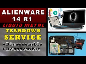 Alienware R1 14 Liquid Metal Laptop Cooling By -20c 1FPS - 60FPS