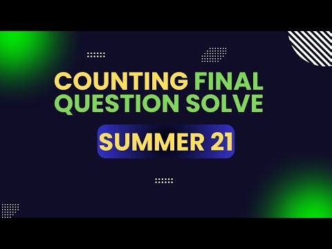 Counting Summer 21 Question Solve || Discrete Mathematics