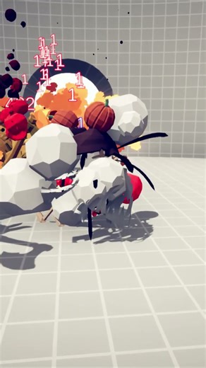 😱 The TRANSFORMING FIRE THROWER is UNSTOPPABLE! 💥 (Full Battle on My Channel) #tabsstudio #shorts