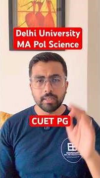 Delhi University MA Political Science