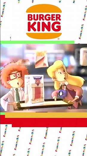 Burger King Kids Meal Kids Club 90s TV Commercial Short