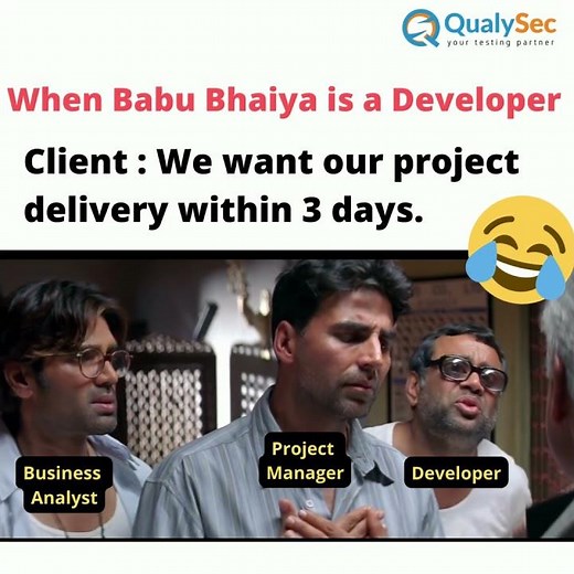 Software Testing memes| funny videos| Tester developer mems| Qualysec - software testing company