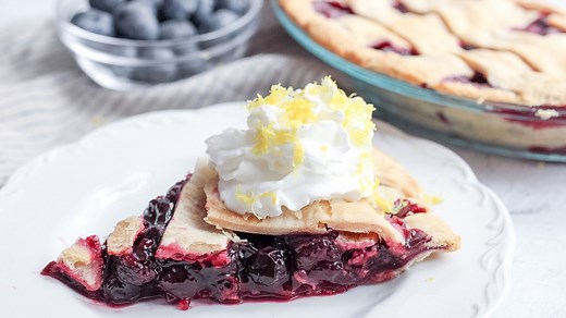 Lemon Blueberry Pie Recipe - Tasting Table