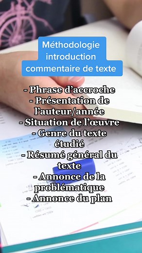 Méthodologie introduction de commentaire de texte : - Phrase d’accroche - Presentation de l’auteur / année - Situation de l’œuvre - résumé général du texte - Annonce de la problématique - Annonce du plan. Pour plus de conseils télécharge Knowunity 😊 #methodologie #commentairedetexte #bacfrancais #bacfrancais2023