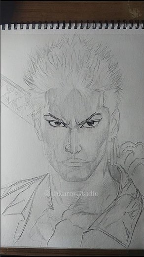 How to draw Outline,Part-1 Time-lapse video #shorts #anime #manga #art #sketch