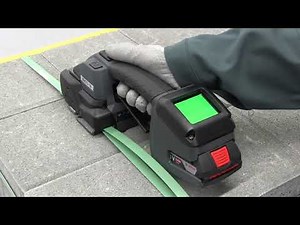 Signode BXT3 Battery Powered Strapping Tool Setting Strap Tension