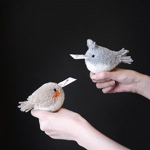 How To Make A Pom Pom Love Bird - Valentine's Day Craft - Pom Maker Blog