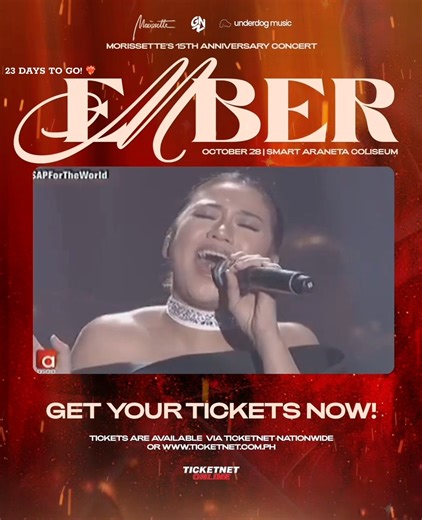 Rem𝐄𝓜𝐁𝐄𝐑 when... The ASAP Birit Queens were launched and Morissette slayed this cover of ‘Superwoman’ ✨❤️‍🔥🐦‍🔥 get your tickets now, link in bio!!! don’t miss out! https://www.ticketnet.com.ph/event-detail/EMBER-MORISSETTE-S-15th-ANNIVERSARY-CONCERT 𝐄𝓜𝐁𝐄𝐑 • Morissette 15th Anniversary ConcertOctober 28, 2025 @ Smart-Araneta Coliseum | Morissette
