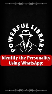 173 reactions · 17 shares | Identify the Personality Using WhatsApp: | Power library | Facebook