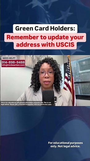 Green Card Holders: UPDATE Your Address With USCIS