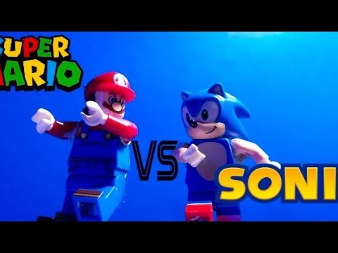 LEGO Sonic vs Mario