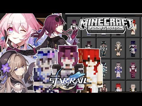 Skinpack Honkai StarRail - Minecraft pocket edition All version