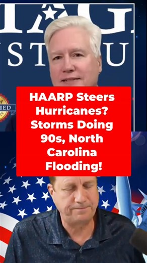 Ohio Political News on Instagram: "A person discusses the conspiracy theory that HAARP is being used to steer hurricanes away from the East Coast. They point to the unusual paths of recent storms. #HAARP #hurricane #conspiracytheory #weathermodification #storm #weather #jetstream #Alaska"
