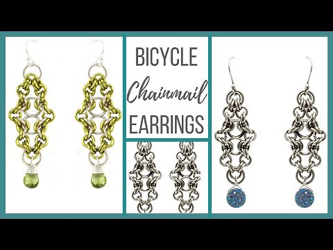 Bicycle Chainmail Earrings Tutorial - Beaducation.com