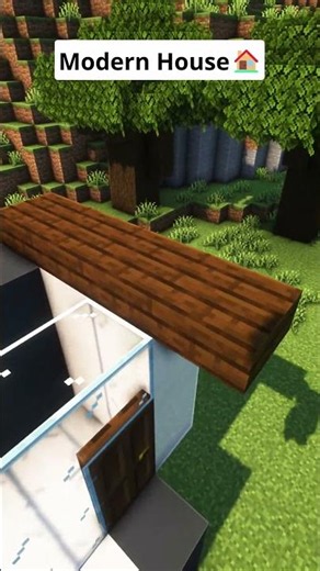 Minecraft Easy Modern House🏠 #shorts