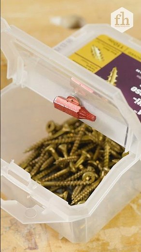 How to Make An Easy Drill Bit Storage Holder #Shorts #DrillingTips #WorkshopHacks