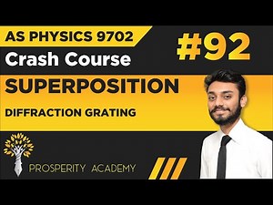 Diffraction Grating | Superposition | 9702 AS Physics Urdu/Hindi