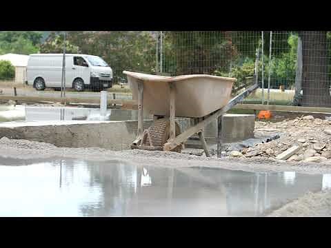 CURING CONCRETE SLABS How we cure our concrete slabs for maximum strength and durability